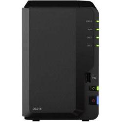 Synology DiskStation DS218 NAS Desktop Realtek RTD1296 Black (ohne Festplatte)